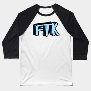 FTK Blue Retro Baseball T-Shirt